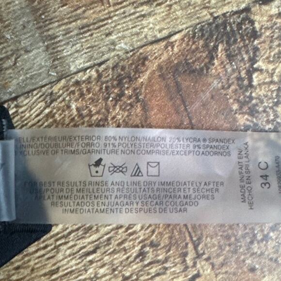 Victoria's Secret Miraculous Polka Dot Push Up Halter Bikini Top 34C Bottoms Med - Picture 8 of 15